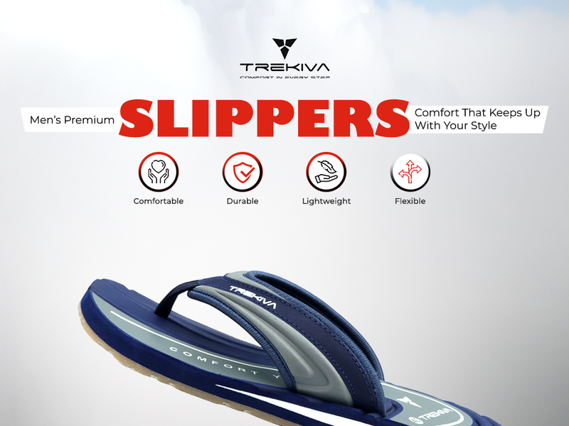 Men's Ortho Comfort Slippers With Cushioned Footbed  | TR-T0301 A+ Content