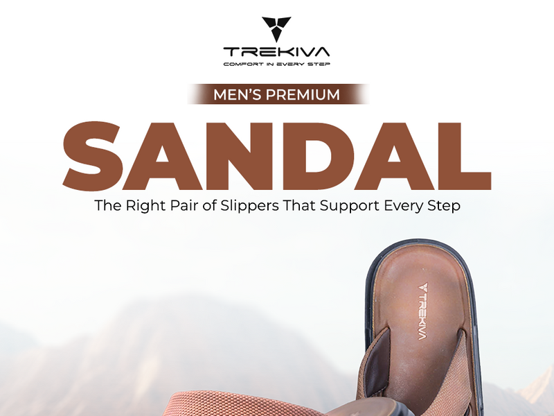 Men’s Slip-On Sandals With Arch Support | TPG-3001 A+ Content