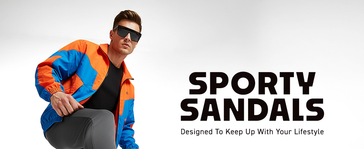 Men’s Sporty & Stylish Sandals With Velcro Straps | TSD-4001 A+ Content