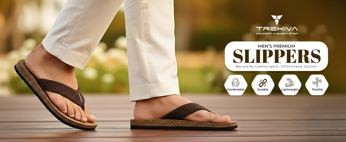 Everyday Slipper With Cork-Like Footbed | TFG-1054 A+ Content