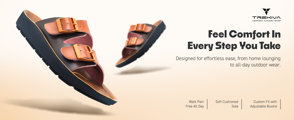 Men’s Everyday Slip-On Sandals With Arch Support | TPG-3041 A+ Content