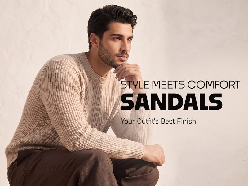 Men’s Slip-On Sandals With Arch Support | TPG-3074 A+ Content