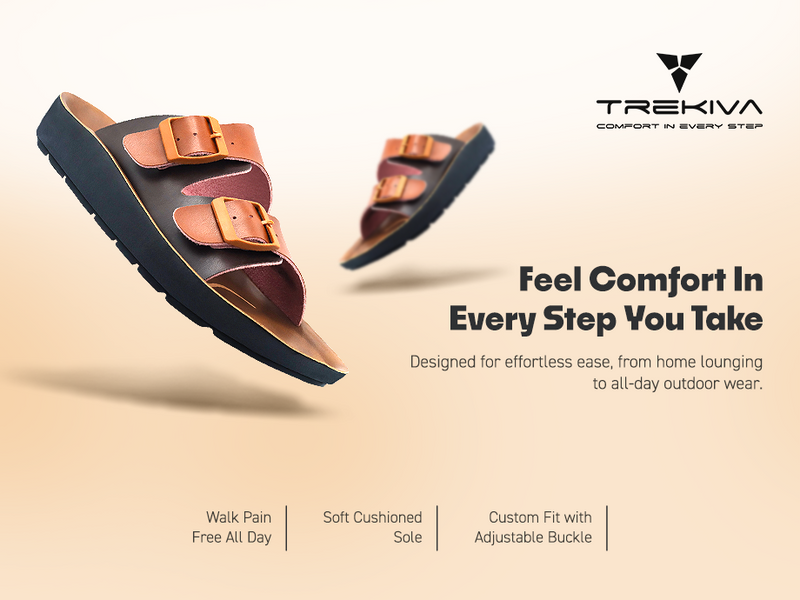 Men’s Everyday Slip-On Sandals With Arch Support | TPG-3041 A+ Content
