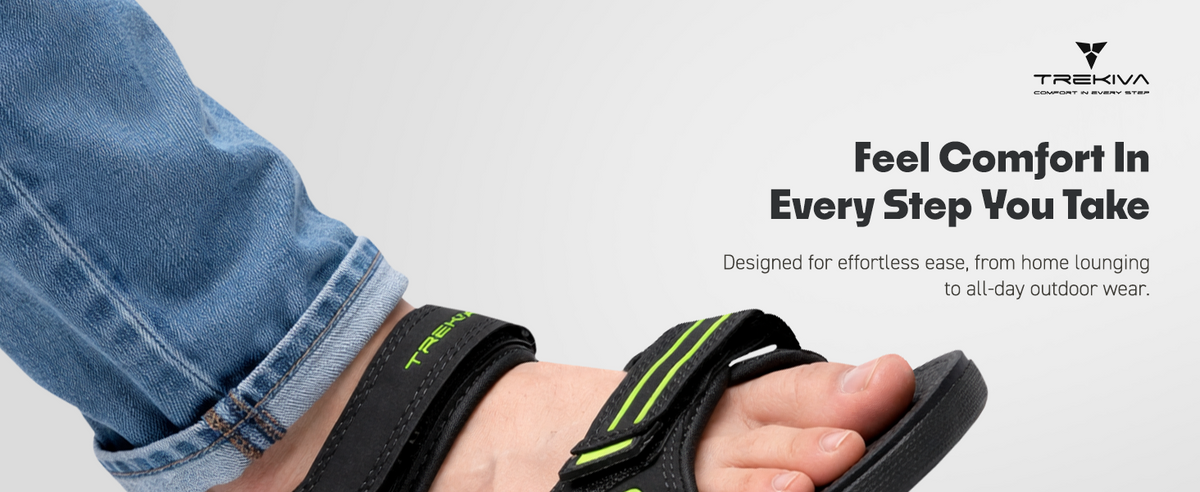 Men’s Sporty & Stylish Sandals With Velcro Straps | TSD-4002 A+ Content