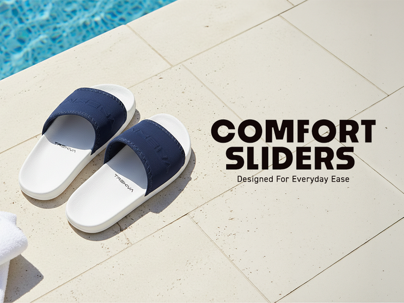Comfort Unisex Slides With Soft & Flexible Footbed  | TSG-2025 A+ Content