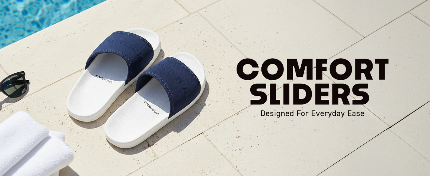 Comfort Unisex Slides With Soft & Flexible Footbed  | TSG-2025 A+ Content