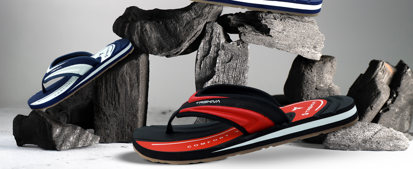 Men's Ortho Comfort Slippers With Cushioned Footbed  | TR-T0301 A+ Content