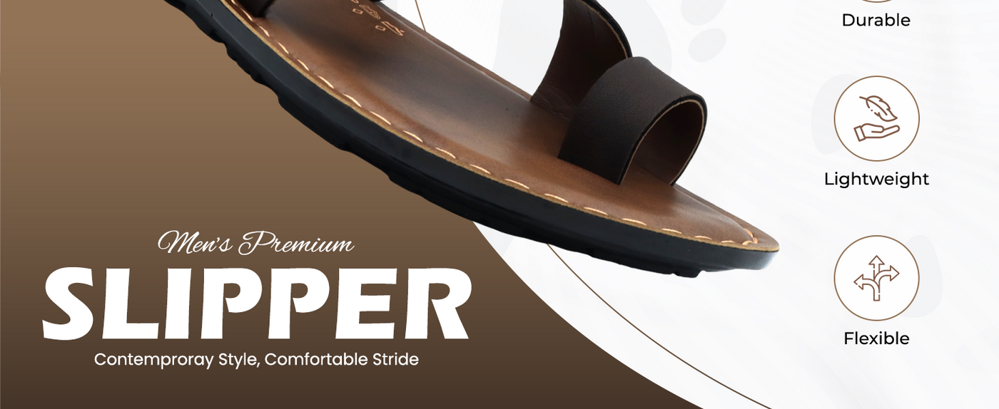 Men’s Open-Toe Slip-On Sandals With Cross Straps | TPG-3050 A+ Content