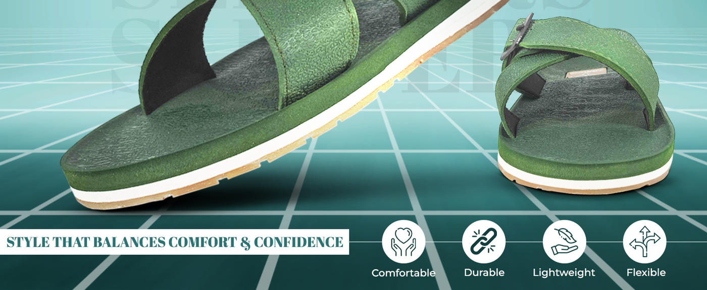 Adjustable Flip-Flops With Criss Cross Straps | TFG-1058 A+ Content