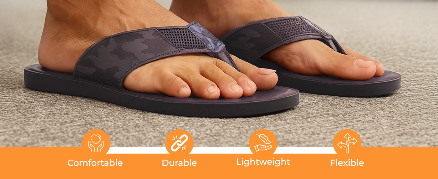 Classic Everyday Slippers With Arch Support | TPG-3026 A+ Content
