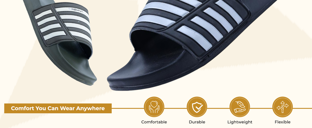 Comfort Unisex Slides With Soft & Flexible Footbed | TSG-2002 A+ Content