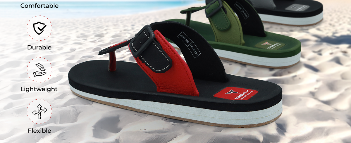 Everyday Slippers With Adjustable Buckle Closure | TR-T0101 A+ Content