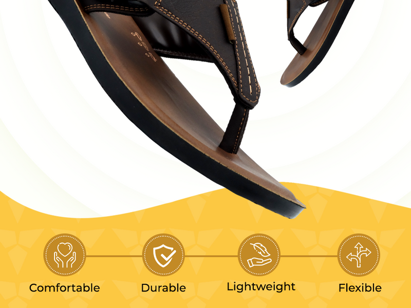 Men’s Slip-On Sandals With Arch Support | TPG-3044 A+ Content