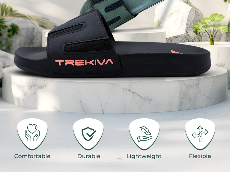 Comfort Unisex Slides With Soft & Flexible Footbed | TSG-2005 A+ Content