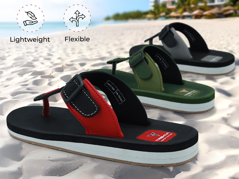 Everyday Slippers With Adjustable Buckle Closure | TR-T0101 A+ Content