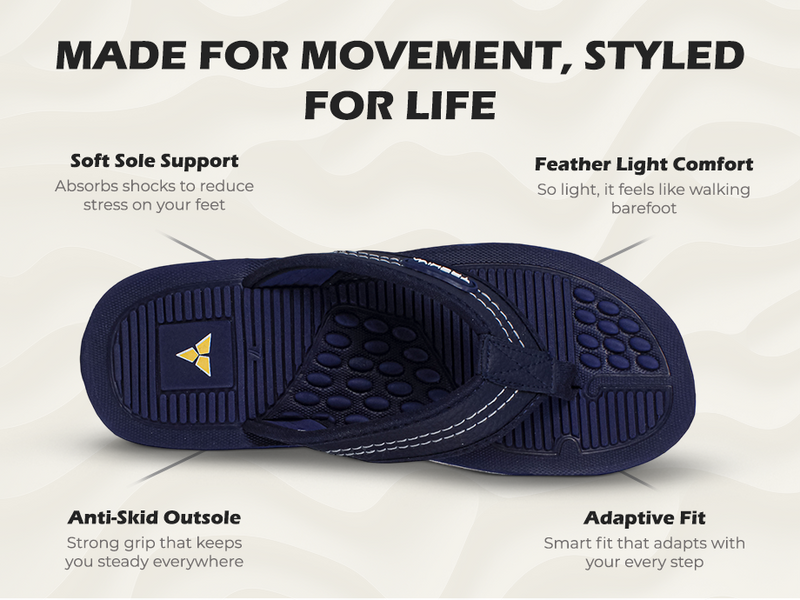 Ortho Comfort Slippers With Arch-Support | TFG-1056 A+ Content