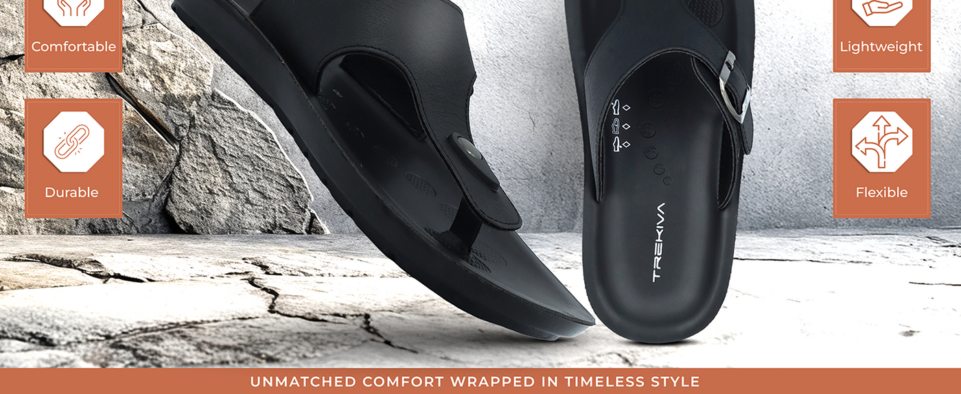 Men’s Open-Toe Sandals With Adjustable Straps | TPG-3033 A+ Content