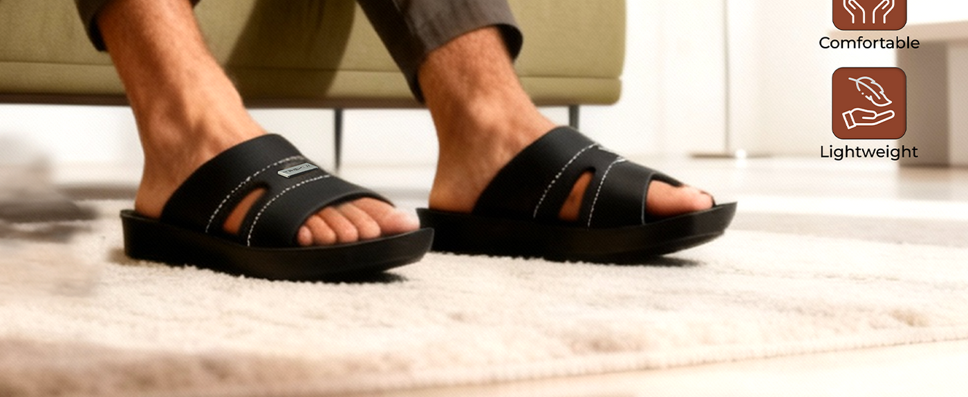 Men’s Everyday Slip-On Sandals With Arch Support | TPG-3038 A+ Content