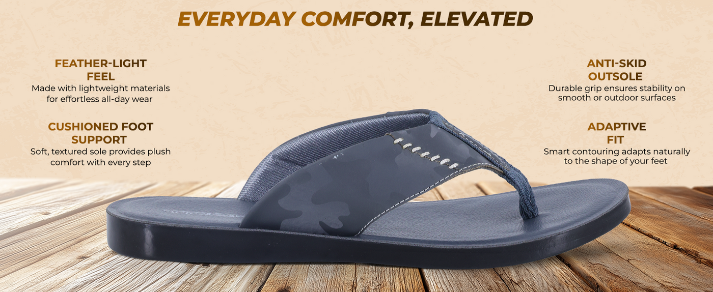 Men’s Slip-On Sandals With Arch Support | TPG-3025 A+ Content