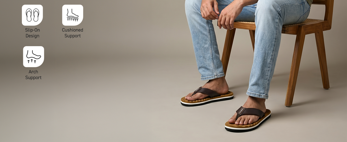 Everyday Slippers With Cushioned Footbed  | TFG-1053 A+ Content