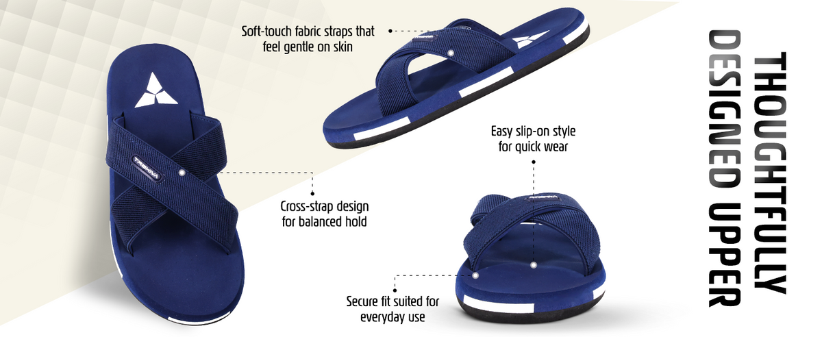 Ortho Flip-Flops With Criss Cross Straps | TFG-1059 A+ Content