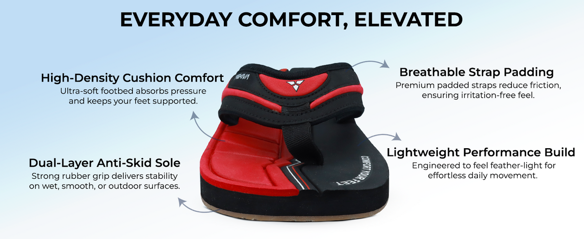 Everyday Ortho Comfort Indoor & Outdoor Slippers | TR-T0701 A+ Content