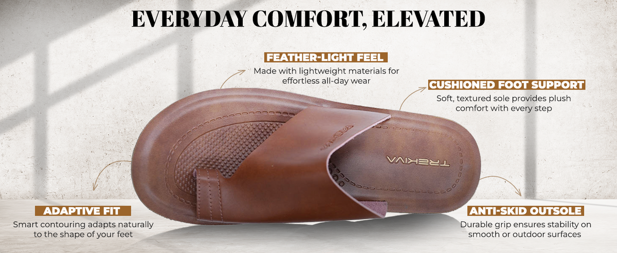 Men’s Open-Toe Sandals With Arch Support | TPG-3020 A+ Content