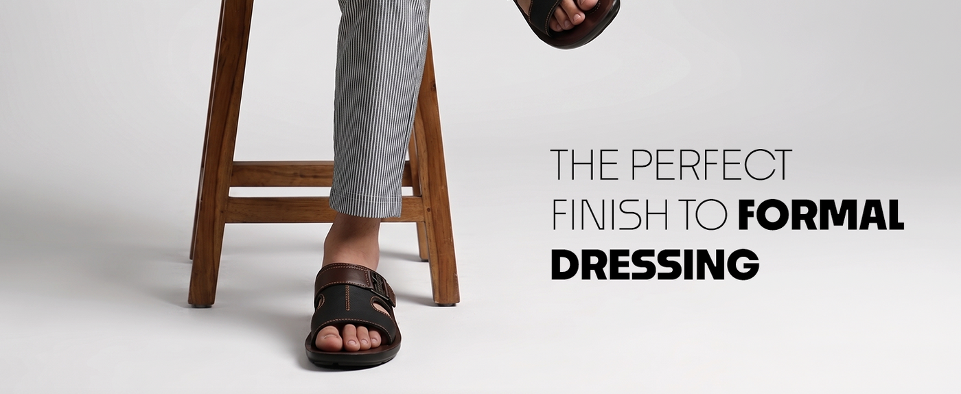 Men’s Open-Toe Slip-On Sandals With Arch Support | TPG-3035 A+ Content
