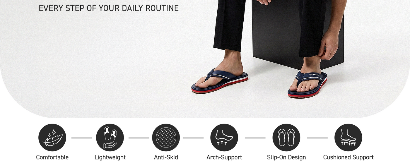 Everyday Ortho Comfort Indoor & Outdoor Slippers | TR-T0601 A+ Content