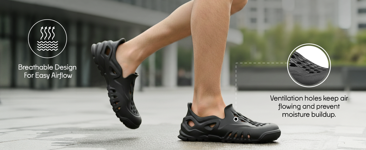 Breezy Unisex Slip-On Clogs | TEG-7009 A+ Content