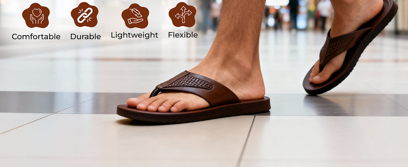 Slip-On Sandals For Men With Arch Support | TPG-3019 A+ Content