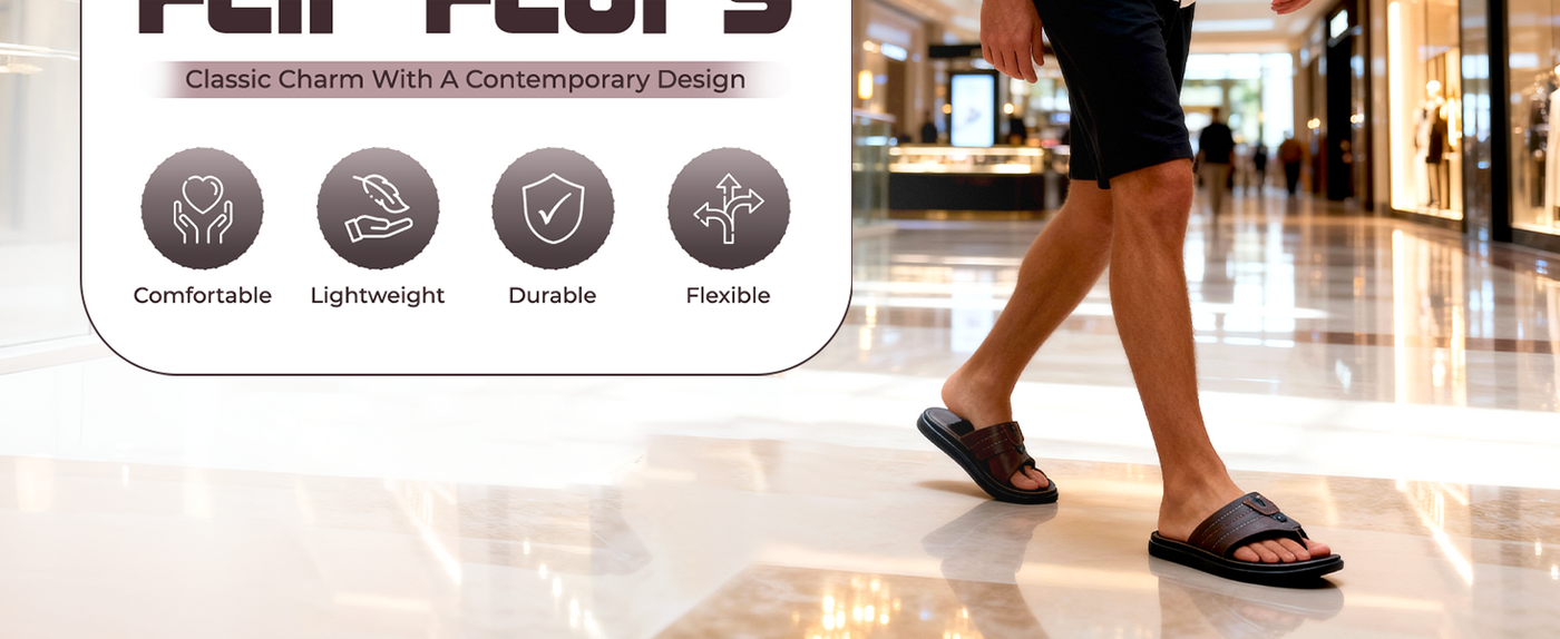 Slip-On Sandals For Men With Arch Support | TPG-3004 A+ Content