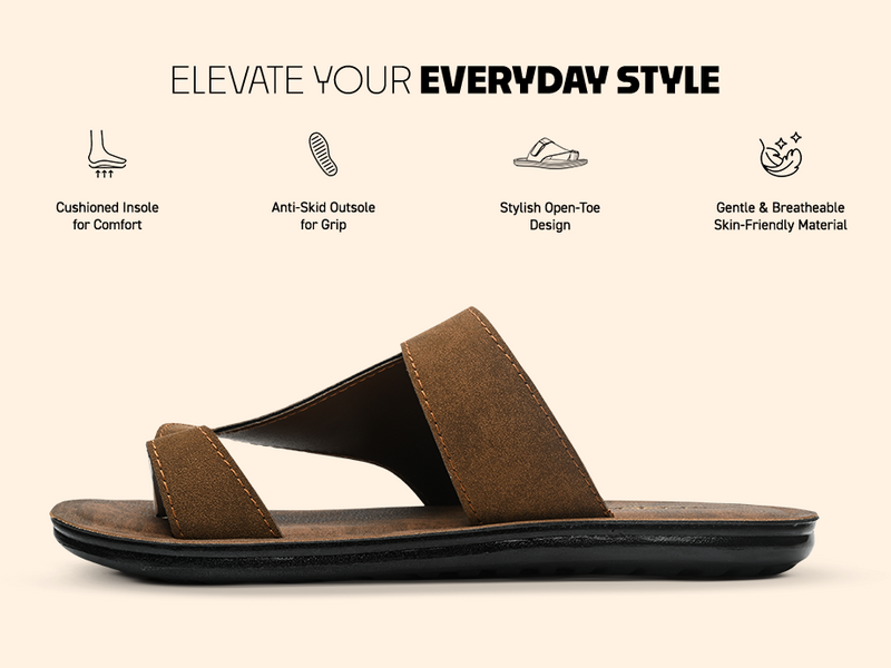 Men’s Open-Toe Sandals With Velcro Closure | TPG-3072 A+ Content