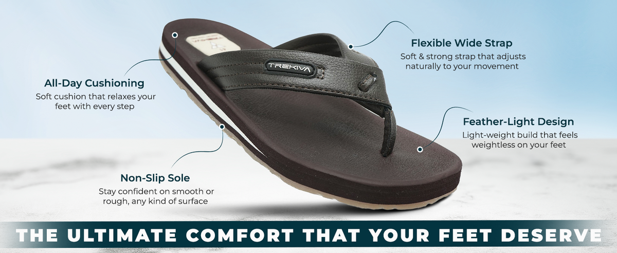 Everyday Slip-On Slippers With Cushioned Footbed  | TFG-1047 A+ Content