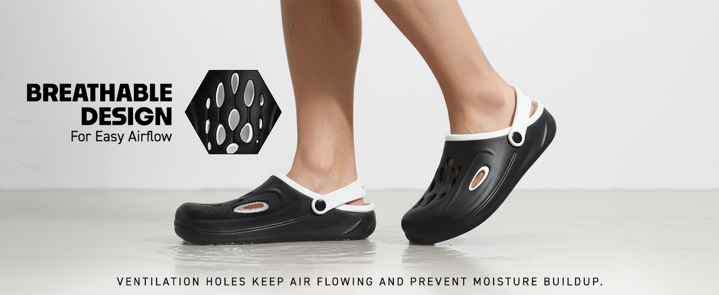 Breezy Waterproof Unisex Clogs | TCG-6004 A+ Content