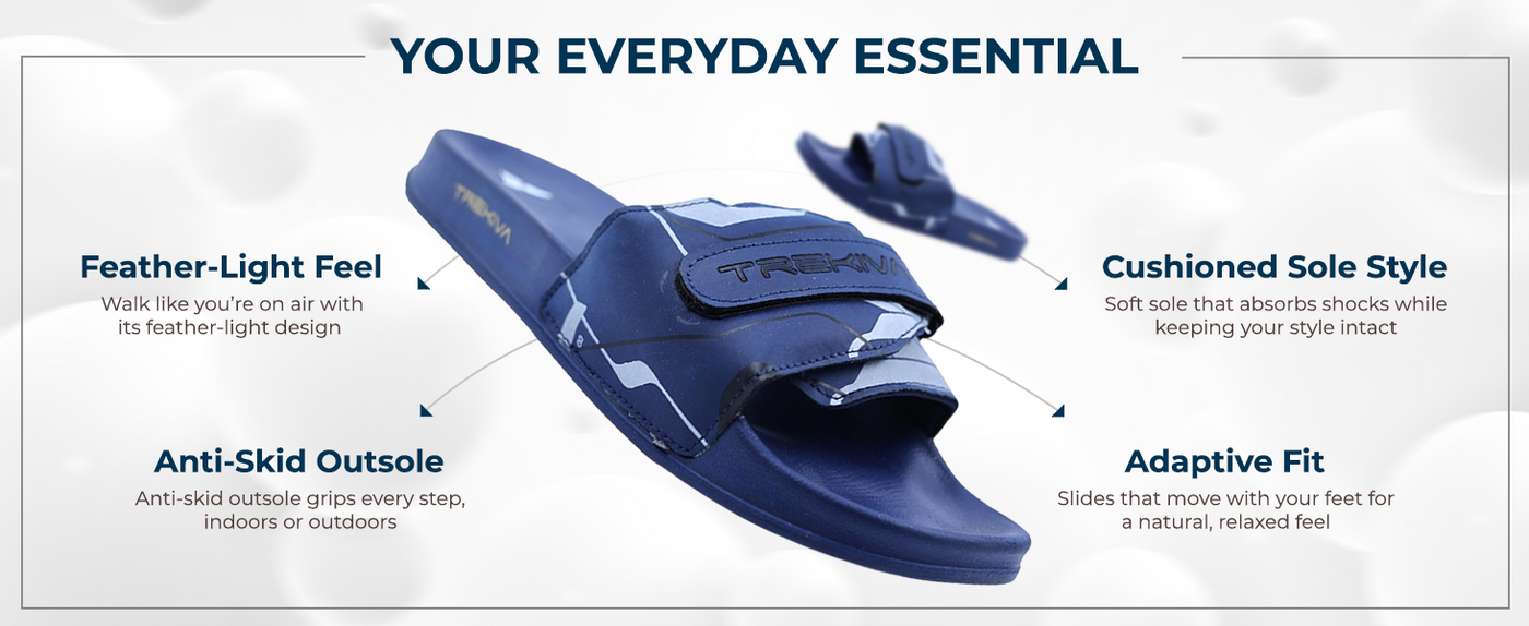 Comfort Unisex Slides With Soft & Flexible Footbed | TSG-2006 A+ Content