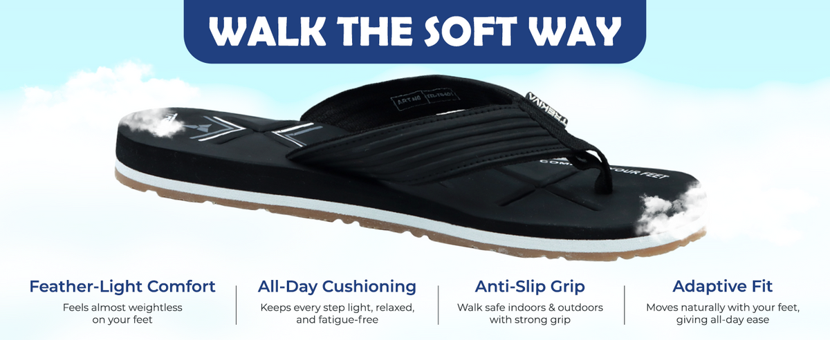 Everyday Ortho Comfort Indoor & Outdoor Slippers | TR-T0401 A+ Content