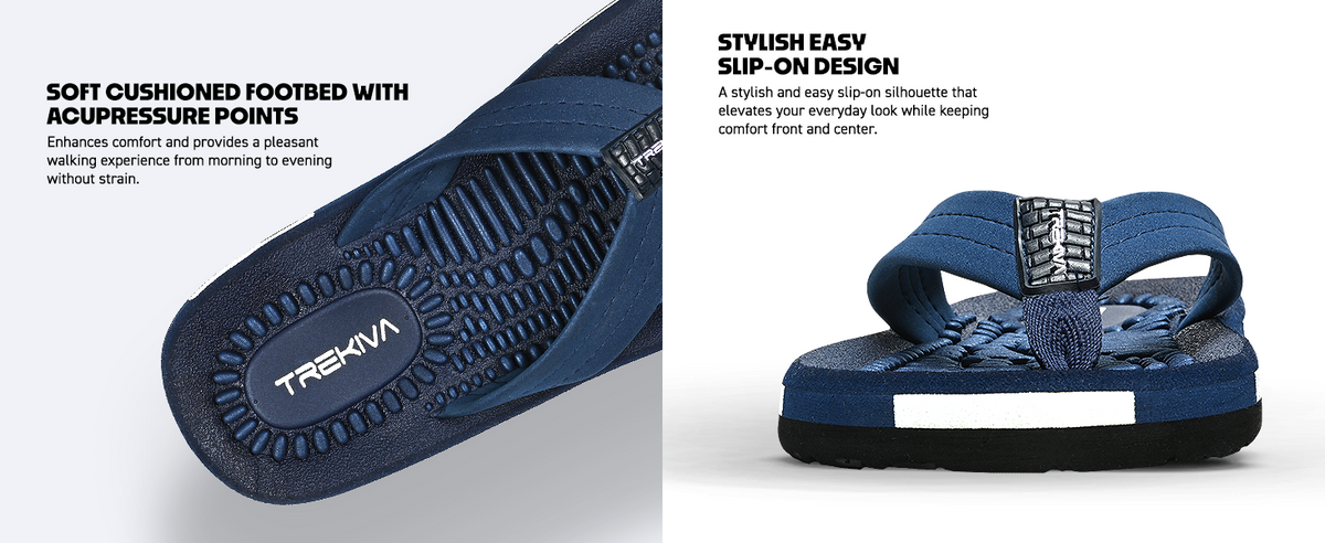 Ortho Flip Flops With Accupressure Points  | TFG-1051 A+ Content