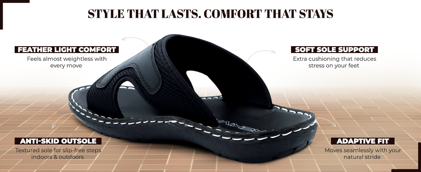 Men’s Breathable Mesh Top Slip-On Sandals | TPG-3048 A+ Content