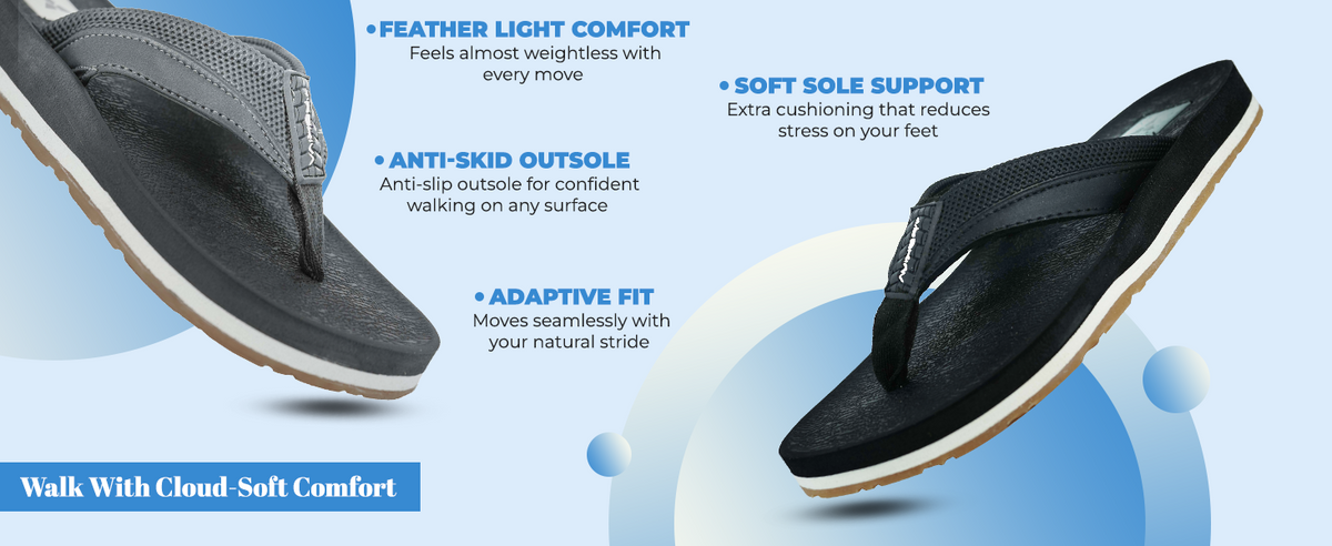 Classic Everyday Ortho Comfort Slippers | TFG-1055 A+ Content