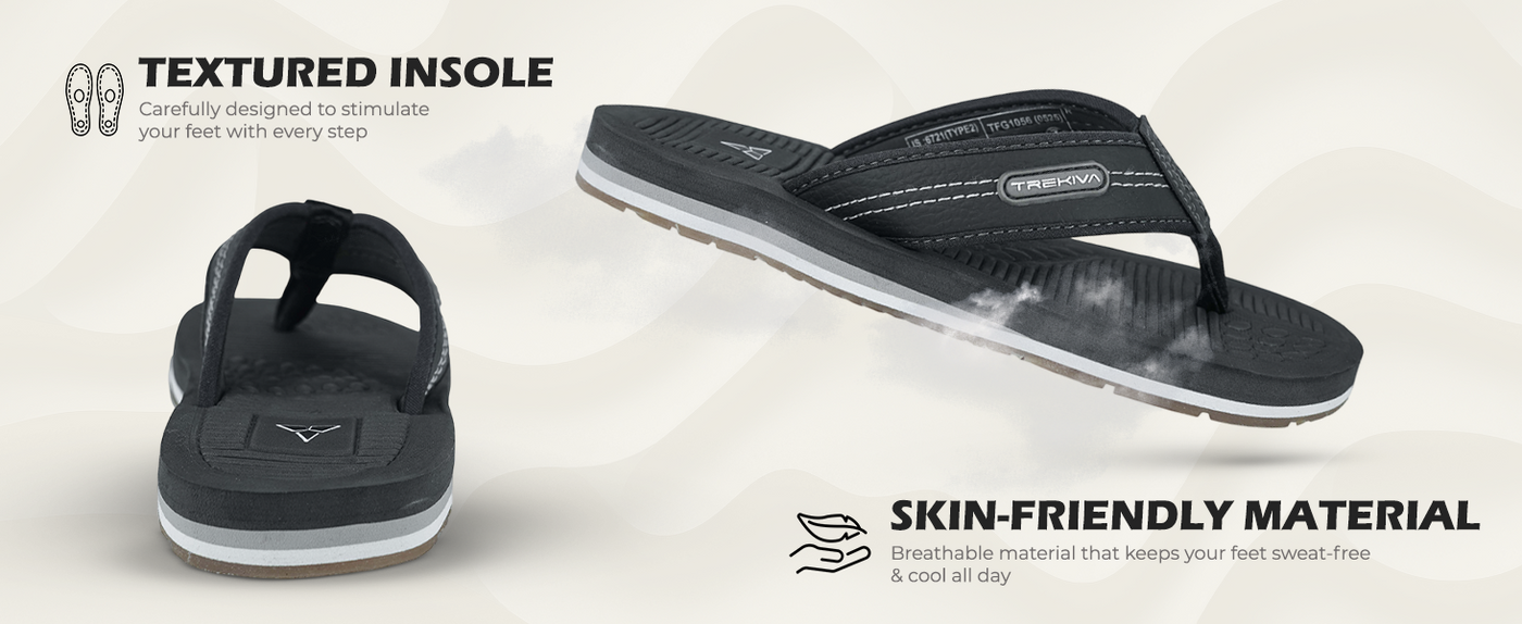 Ortho Comfort Slippers With Arch-Support | TFG-1056 A+ Content