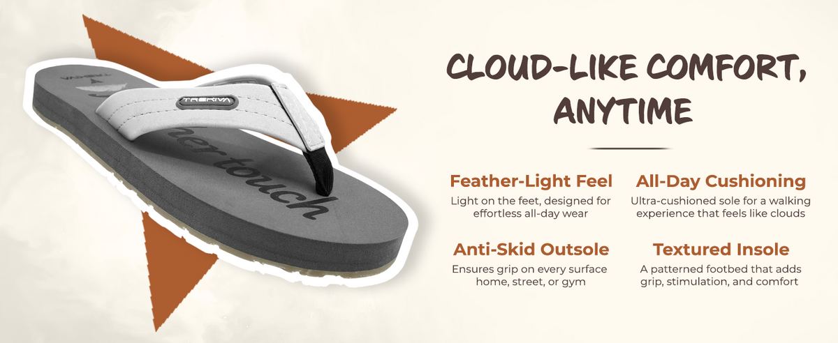 Feather Touch Ortho Comfort Slippers | TFG-1050 A+ Content