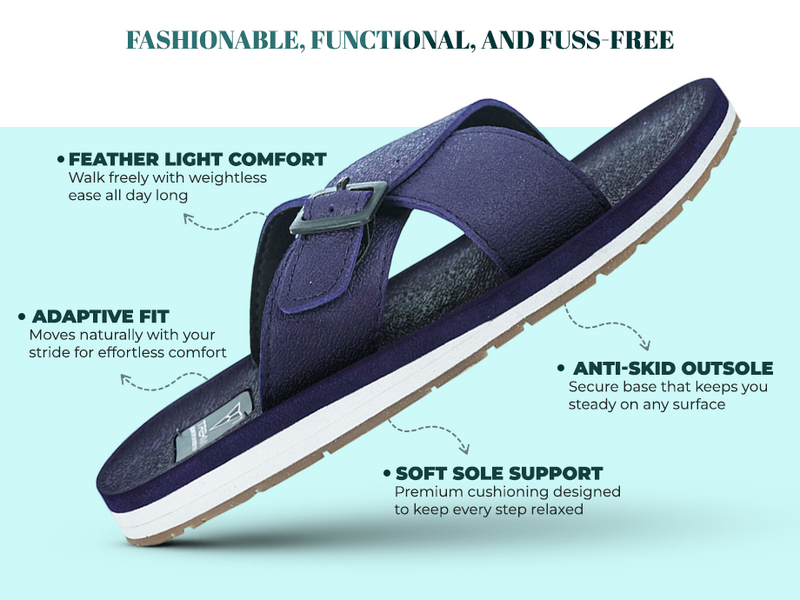 Adjustable Flip-Flops With Criss Cross Straps | TFG-1058 A+ Content