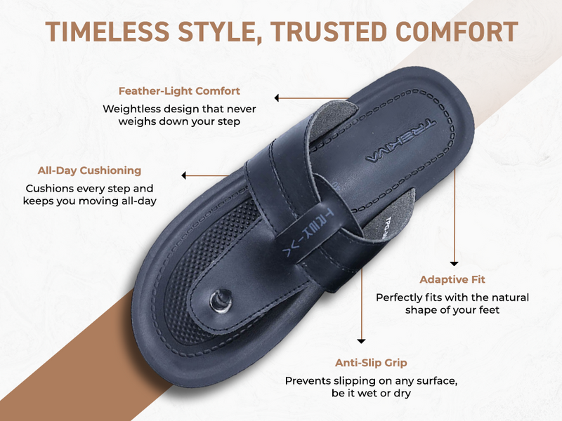 Men’s Slip-On Sandals With Arch Support | TPG-3022 A+ Content