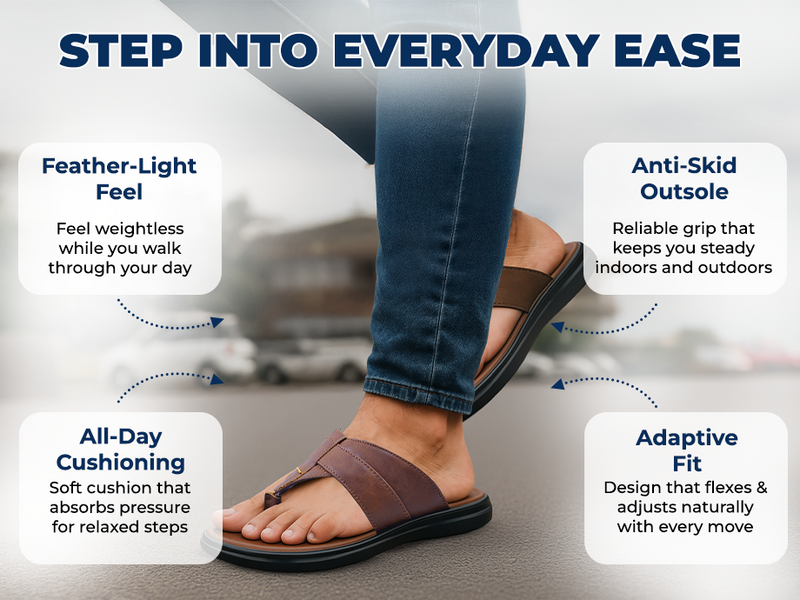 Men’s Slip-On Sandals With Arch Support | TPG-3002 A+ Content