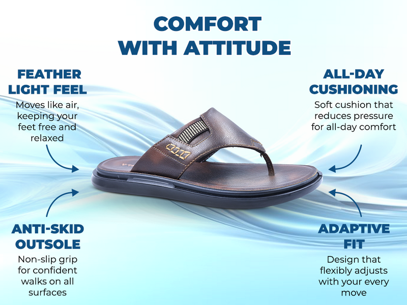 Men’s Slip-On Sandals With Arch Support | TPG-3003 A+ Content