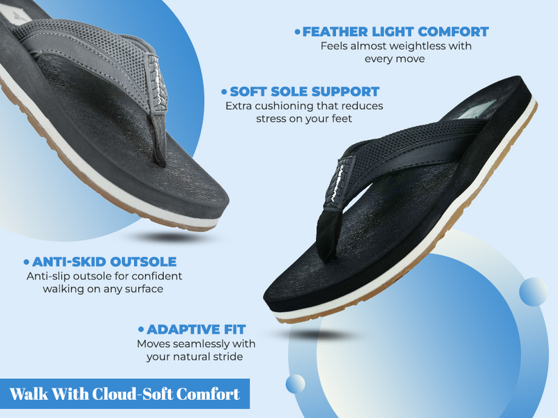 Classic Everyday Ortho Comfort Slippers | TFG-1055 A+ Content