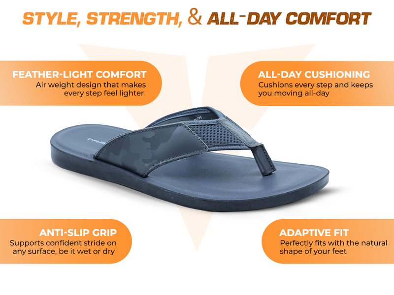 Classic Everyday Slippers With Arch Support | TPG-3026 A+ Content