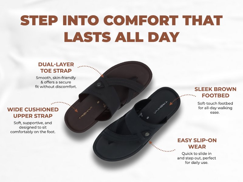 Men’s Open-Toe Sandals With Criss Cross Straps | TPG-3045 A+ Content
