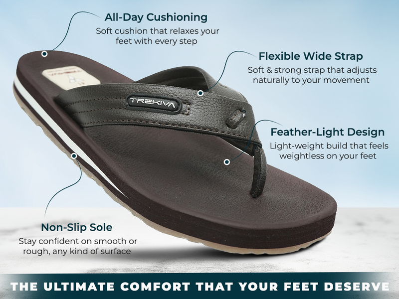 Everyday Slip-On Slippers With Cushioned Footbed  | TFG-1047 A+ Content